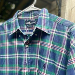 Ralph Lauren men's plaid button down